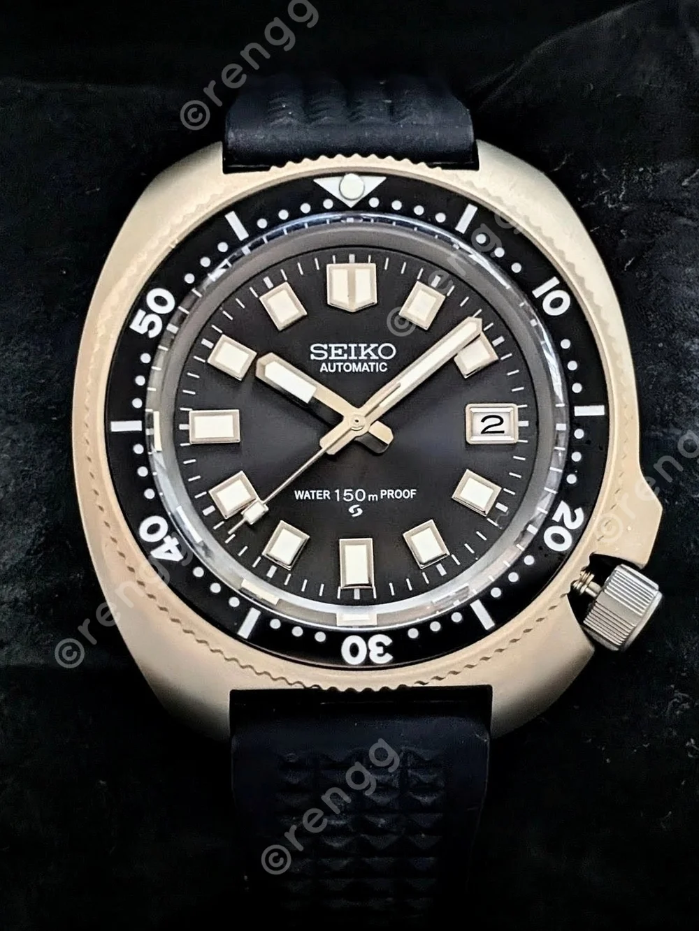 Full Automatic Titanium Diver Mod NH35A 24jewels Retro Willard Sapphire 45mm - Picture 2 of 9